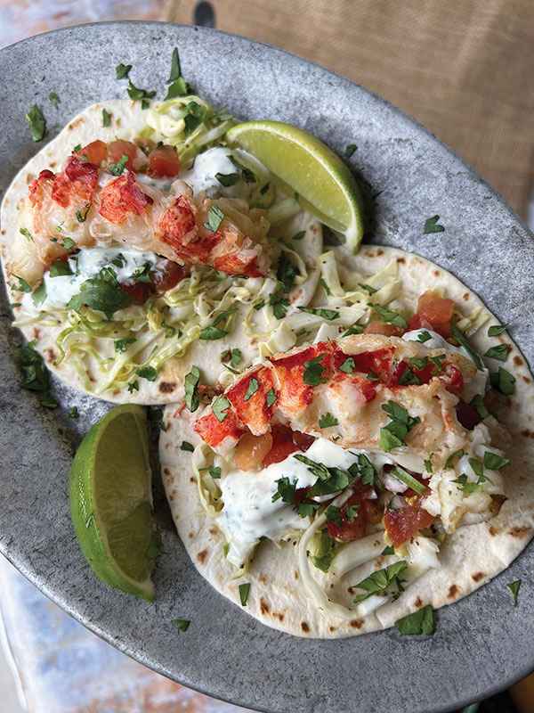 Grilled Maine Lobster Tacos recipe