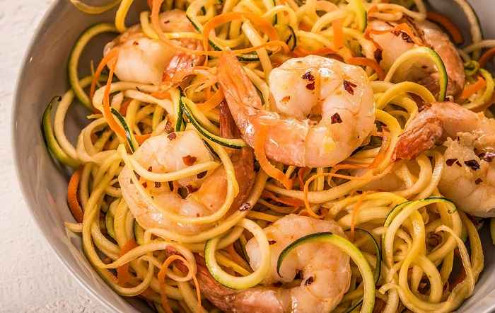 Coconut Lime Shrimp with Zoodles recipe
