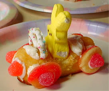 Twinkie Easter Rabbit Car