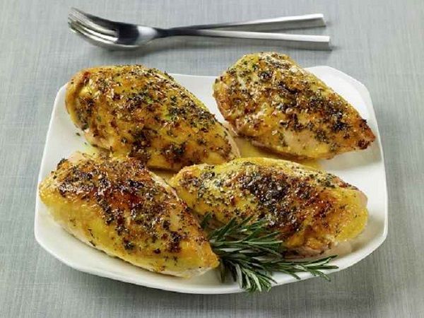 Orange-Rosemary Glazed Chicken Breasts recipe