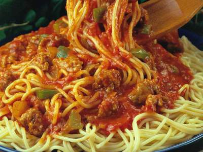 Hearty Spaghetti with Pork
