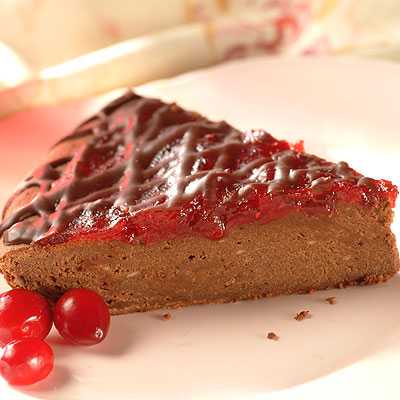 Cranberry Chocolate Brownie Cheesecake