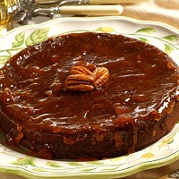 Flourless Chocolate-Pecan Cake recipe