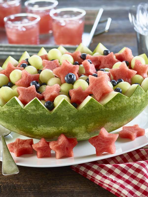 Americana Watermelon Basket