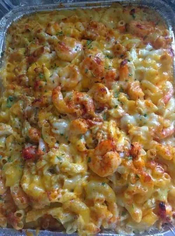 Seafood Mac and Cheese recipe