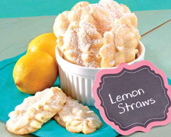Lemon Straws