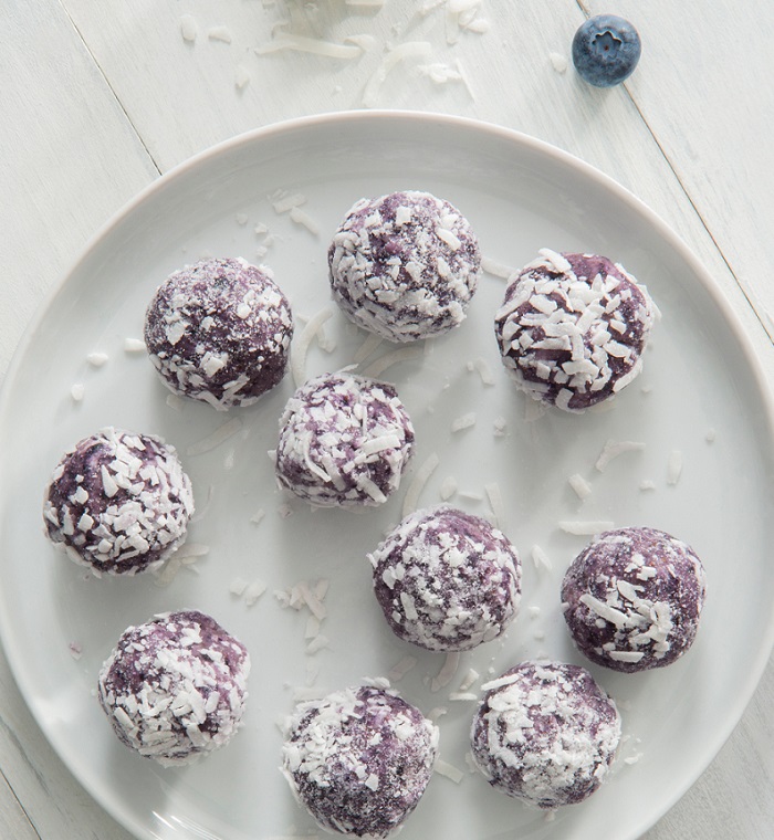 Blueberry Coconut Energy Balls recipe