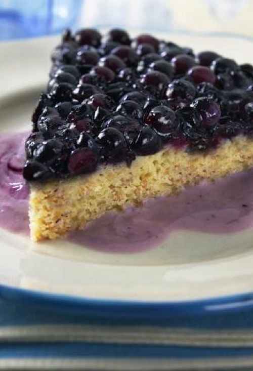 Blueberry Upside-Down Cake recipe