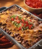 Cheesy Mexican Beef Casserole