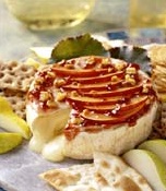 Plum and Walnut Baked Brie