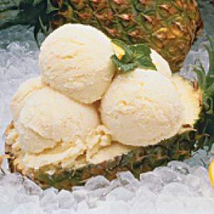 Pineapple-Orange Frozen Custard