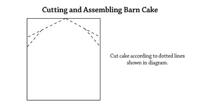 Barn Cake template