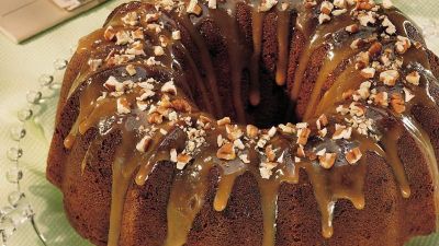 Chocolate-Caramel-Nut Cake
