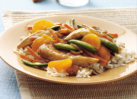 Crunchy Asian Chicken and Vegetables