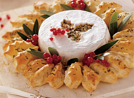 Puff Pastry Wreath recipe