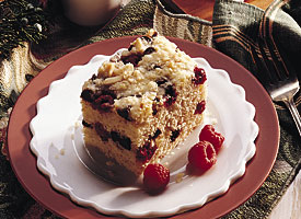 Raspberry-Marzipan Coffee Cake