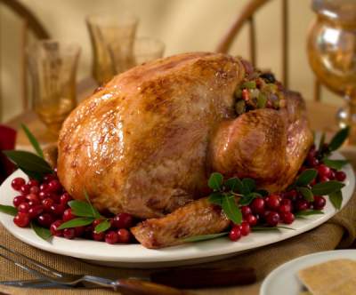 Roast Turkey with Cranberry Orange Glaze recipe