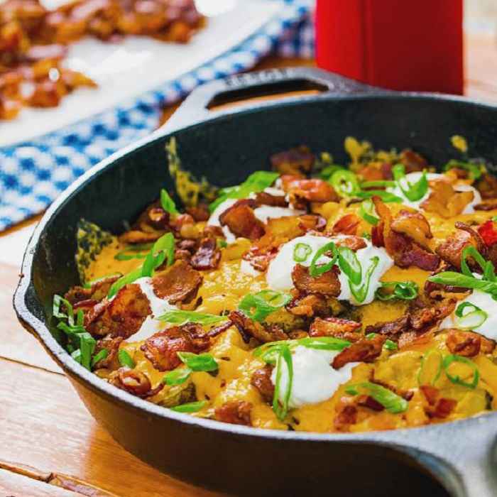 Grilled Cheesy Loaded Potatoes recipe