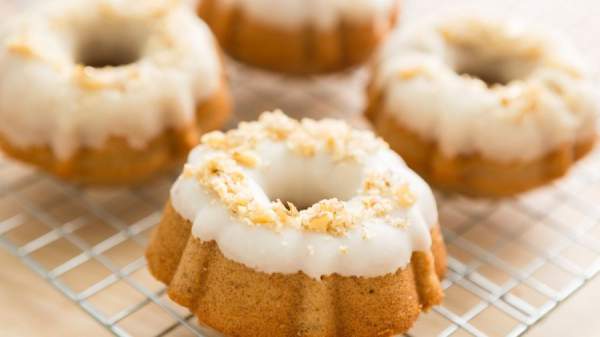 Maple Bourbon Walnut Mini Bundt Cakes recipe