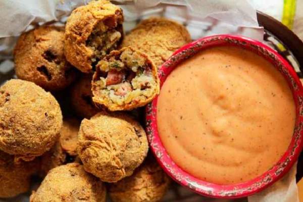 Red Beans and Rice Boudin Balls recipe