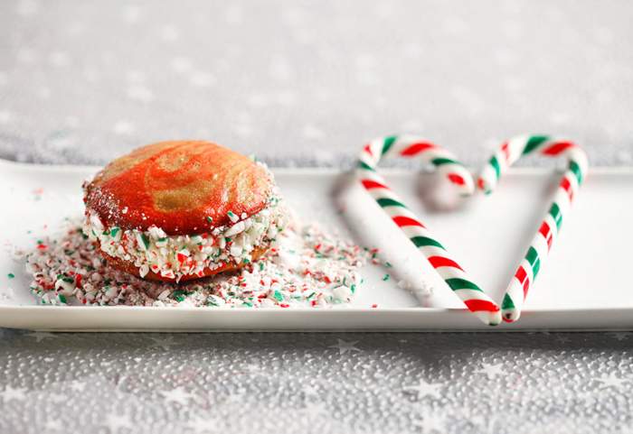 Candy Cane Whoopie Pies recipe