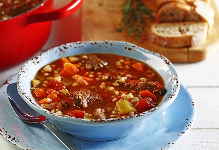 Grandma's Beef Barley Soup recipe