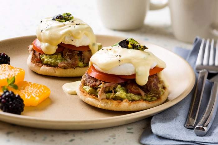 Brown Butter and Jalapeno Eggs Benedict