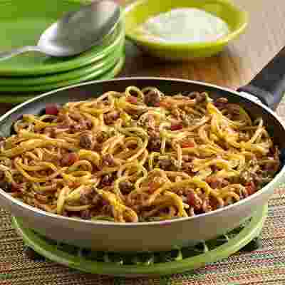 Taco Spaghetti Skillet recipe