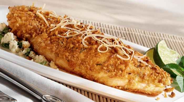 Pine Nut-Crusted Snapper