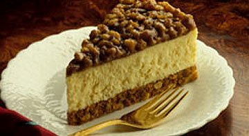 Walnut Praline Cheesecake