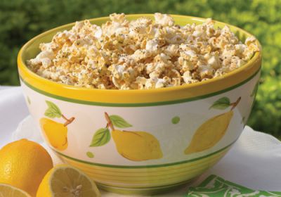 Glazed Lemon Popcorn