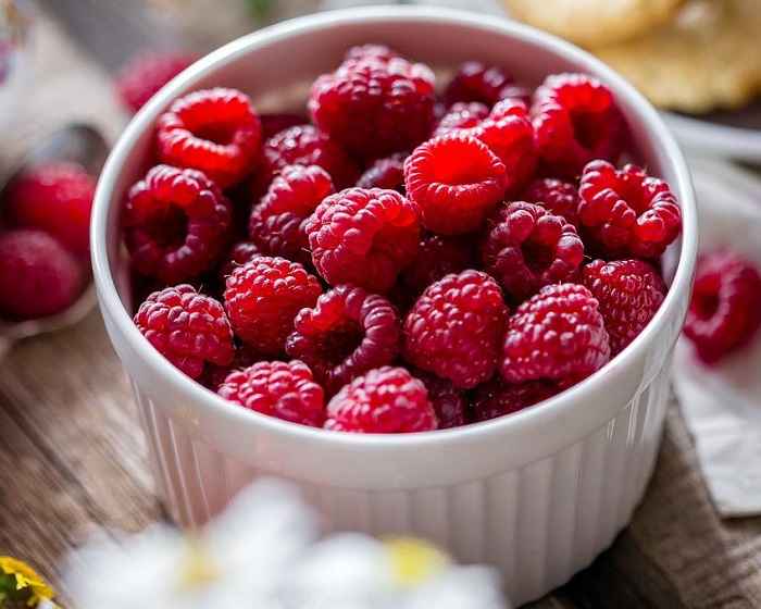 Brandied Raspberries recipe