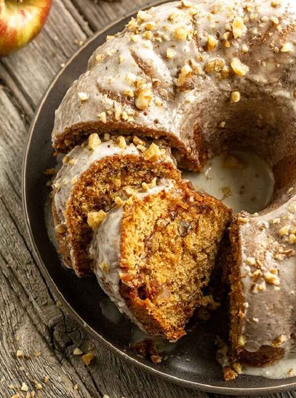 Chunky Apple Walnut Cake - The Baking ChocolaTess