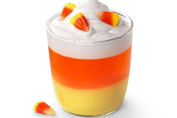 Jell-O Candy Corn Cups