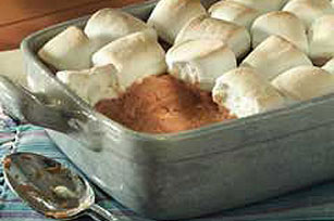 Mallow Topped Sweet Potato Bake