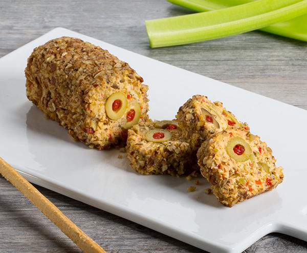 Olive and Pimento Cheese Log