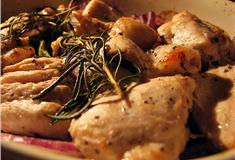 Almond Crusted Rosemary Chicken