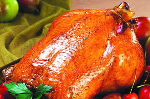 Roast Chicken with Apple Stuffing