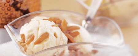 Honey Almond Brickle Ice Cream