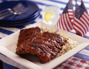 Honey Glazed Barbecued Spare Ribs
