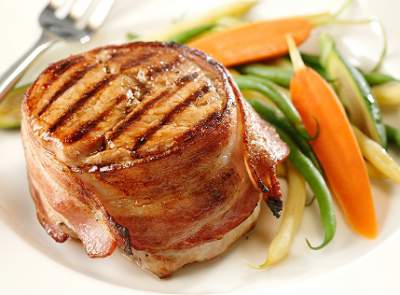 Bacon-Wrapped Pork Medallions recipe