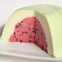Watermelon Ice Cream Bombe