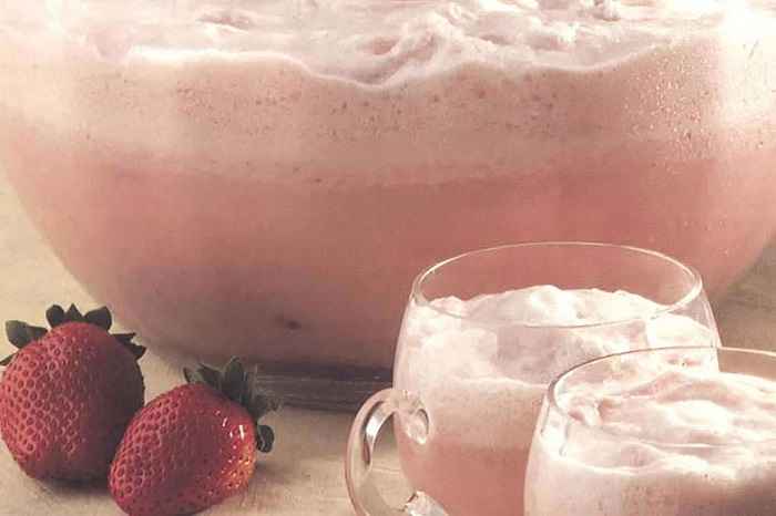 Luscious Strawberry Party Punch recipe