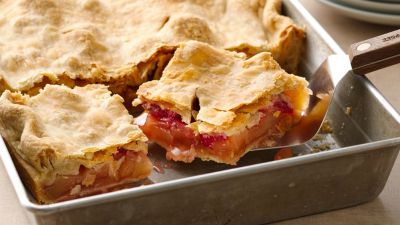 Apple-Raspberry Slab Pie