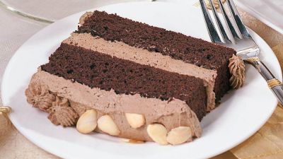Chocolate-Almond Mousse Cake