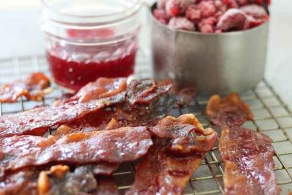 Candied Raspberry Maple Bacon recipe