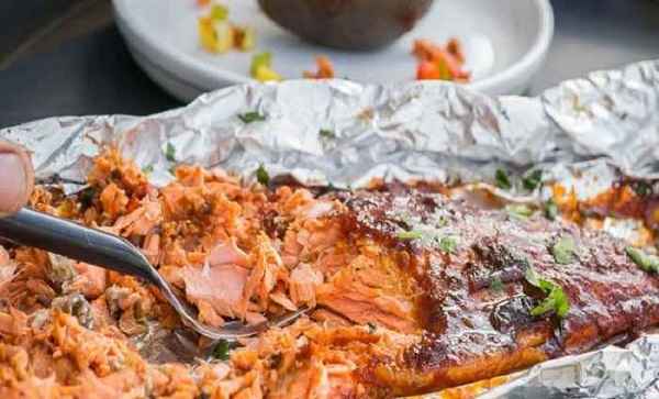 Sweet Chipotle Grilled Salmon recipe