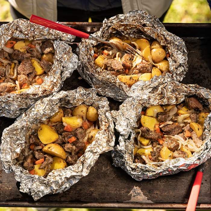 Campfire Steak and Potatoes