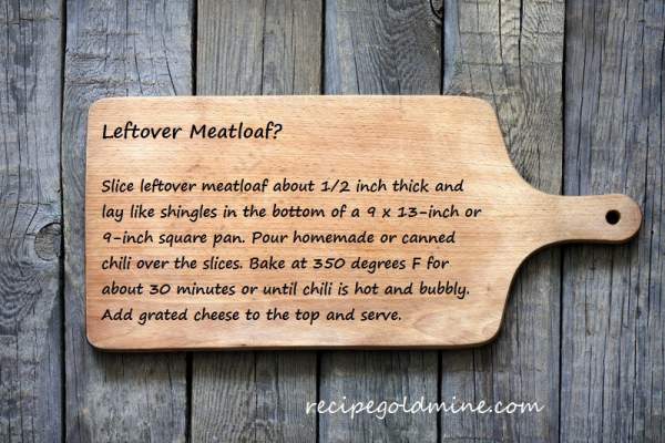 Tip for Meatloaf