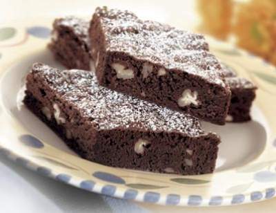 Chewy Cocoa Brownies recipe